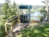 covered deck view